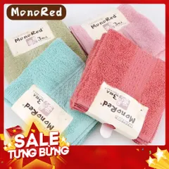 Sét 3 khăn mặt xuất nhật Mono Red 813889