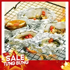 Cuộn giấy bạc nướng nhôm 10 mét bọc thực phẩm hâm nóng cho nồi chiên 813912