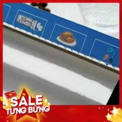 Cuộn giấy bạc nướng nhôm 10 mét bọc thực phẩm hâm nóng cho nồi chiên 813912