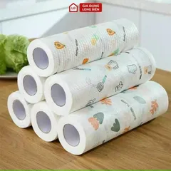 Cuộn lau đa năng có thể tái sử dụng chất liệu cao cấp có họa tiết xinh xắn 813944