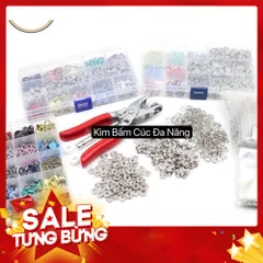 Kìm bấm tặng kèm 100 cúc bấm tiện dụng 813947