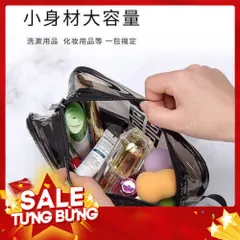 Sét 3 túi đựng đồ du lịch trong suốt đủ size tiện dụng 813960