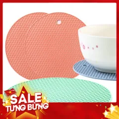 Miếng Lót Nồi Silicon Chống Nóng Chịu Nhiệt Mẫu Mới - Kích Thước 17cm, An Toàn Cho Mọi Loại Nồi 813972