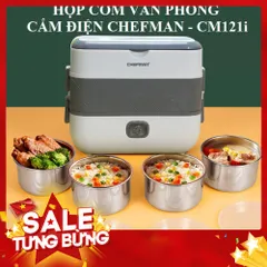 Hộp cơm cắm điện văn phòng 2 tầng 4 bát inox có chức năng giữ nhiệt 813980