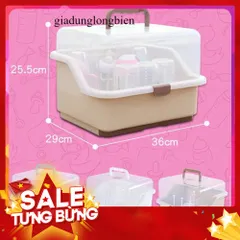 Khay úp bình sữa có nắp đậy tiện ích 813999