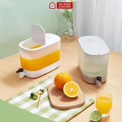 Bình Đựng Nước Tủ Lạnh ECOCO 4 Lít Có Vòi Đa Năng Tiện Lợi & An Toàn Cho Gia Đình 814008