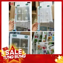 Móc dính chịu lực (combo 4 móc) 814013