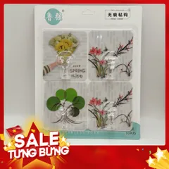 Móc dính chịu lực (combo 4 móc) 814013
