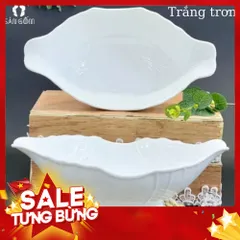 Đĩa Thuyền Đựng Gà Men Trắng Gốm Sứ Bát Tràng - Sang Trọng và Chất Lượng 814014