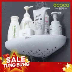 Kệ góc ecoco mẫu mới kèm miếng dính cực chắc có ảnh chụp thật 814018