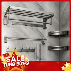 Giá Treo Khăn Nhà Tắm KYTA K81360 - Hợp Kim Nhôm Không Han Rỉ, Bền Đẹp 814025