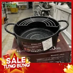 Nồi Chiên Chống Dính Emoojoo Nhật 20cm - Tiện Lợi, An Toàn Cho Mọi Món Ăn 814028