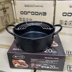 Nồi Chiên Chống Dính Emoojoo Nhật 20cm - Tiện Lợi, An Toàn Cho Mọi Món Ăn 814028