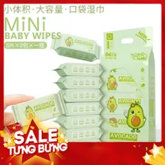 Khăn Giấy Ướt Mini Bịch 8 Gói - Tiện Lợi, Đa Năng Cho Mọi Gia Đình 814051
