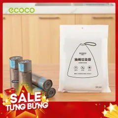 Túi Đựng Rác Có Quai Xách Siêu Dai ecoco (combo 5 cuộn) 814063