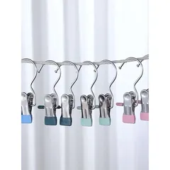 Móc Inox Kẹp Quần Áo Bọc Nhựa - Tiện Lợi và Bền Bỉ 814071