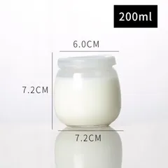 Hũ Sữa Chua Béo Thủy Tinh 200ml (Combo 8 Hũ) - Tiện Lợi Cho Việc Làm Sữa Chua Tại Nhà 814074