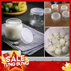 Hũ Sữa Chua Béo Thủy Tinh 200ml (Combo 8 Hũ) - Tiện Lợi Cho Việc Làm Sữa Chua Tại Nhà 814074