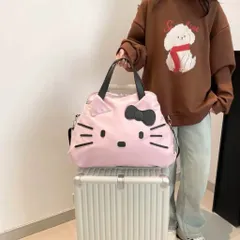 Túi Xách Nữ Hello Kitty Dáng Duffle Quai Da Cao Cấp - Túi Đeo Chéo Du Lịch Đi Học Đi Chơi Cực Dễ Thương Hot Trend 814086