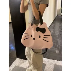 Túi Xách Nữ Hello Kitty Dáng Duffle Quai Da Cao Cấp - Túi Đeo Chéo Du Lịch Đi Học Đi Chơi Cực Dễ Thương Hot Trend 814086