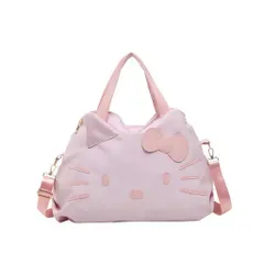 Túi Xách Nữ Hello Kitty Dáng Duffle Quai Da Cao Cấp - Túi Đeo Chéo Du Lịch Đi Học Đi Chơi Cực Dễ Thương Hot Trend 814086