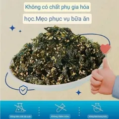 Sỉ 10 Gói Rong Biển Ăn Liền BIBIZAN Rong Biển Trộn Cơm Rong Biển Cho Bé Túi 250 Gram