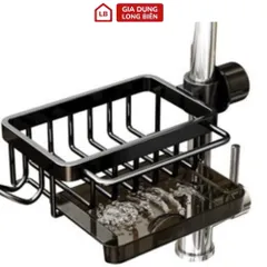 Kệ Inox Đựng Đồ Gắn Vòi Nước Đa Năng - Giá Treo Tiện Lợi Cho Đồ Rửa Chén Bát 814116