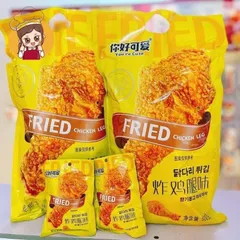 Snack Đùi Gà Chiên Giòn Vị Gà Cay Nhẹ 360g – Bim Bim Đùi Gà Giòn Tan Ăn Vặt Nội Địa Trung – Đồ Ăn Vặt Hot Trend 814133