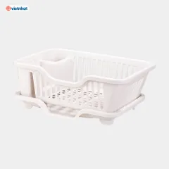 Rổ úp bát có khay hứng thoát nước tiện lợi giúp bát đĩa nhanh khô, giữ gìn vệ sinh cho phòng bếp 814152