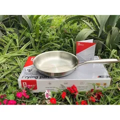 Chảo Inox Cạn Lòng Amey Chống Dính Đáy Từ - Kích Thước 26cm & 28cm Dùng Được Trên Mọi Loại Bếp 814164