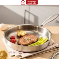 Chảo Inox Cạn Lòng Amey Chống Dính Đáy Từ - Kích Thước 26cm & 28cm Dùng Được Trên Mọi Loại Bếp 814164