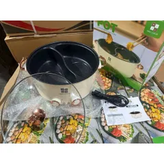 Nồi Lẩu Điện 2 Ngăn MISU LOUIS MS-32 - Nồi Lẩu Uyên Ương 2 Núm Chỉnh Nhiệt Riêng Biệt, Chống Dính Cao Cấp 814184