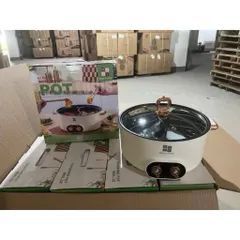 Nồi Lẩu Điện 2 Ngăn MISU LOUIS MS-32 - Nồi Lẩu Uyên Ương 2 Núm Chỉnh Nhiệt Riêng Biệt, Chống Dính Cao Cấp 814184