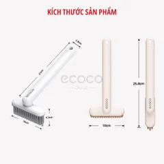 Bàn Chải Vệ Sinh Khe Nhỏ Ecoco - Đầu Xoay 360 Độ Tích Hợp Kẹp Gắp (Mã ECOCO 24027) 814188