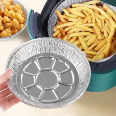 Khay Giấy Bạc Lót Nồi Chiên Không Dầu - Khuôn Giấy Bạc Nướng Size 22cm 814189