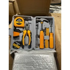 Bộ Dụng Cụ Sửa Chữa Đa Năng 21 Chi Tiết – Có Hộp Đựng Gọn Gàng, Búa, Kìm, Thước Kéo, Tua Vít Cho Gia Đình 814193