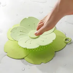 Nắp Bịt Cống Silicon Hình Hoa Cao Cấp - Miếng Lót Chặn Rác, Ngăn Mùi Hôi, Chống Côn Trùng Cho Nhà Tắm, Nhà Bếp (Mẫu Mới) 814216