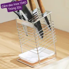 Kệ Cắm Dao Thớt Đa Năng 1337 - Giá Để Đồ Nhà Bếp Thông Minh Có Khay Hứng Nước, Móc Treo Và Chỗ Để Đũa Thìa Cao Cấp 814226