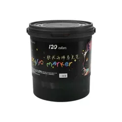 Bút Marker Acrylic Đầu Mềm 120 Màu, Bút Sơn Acrylic Vẽ Trên Mọi Chất Liệu Gỗ, Sứ, Vải, Giày - Tặng Kèm Thùng Đựng 814234