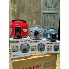Nồi Cơm Điện SHAHP [1L/1.2L/1.8L] - Lòng Nồi Chống Dính Cao Cấp, Màu Xanh Pastel Sang Trọng - Nấu Cơm Chín Nhanh 814236