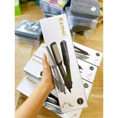 Máy Là Tóc Kemei KM-329 Chính Hãng - Máy Kẹp Tóc Duỗi Tóc Bản Rộng Cao Cấp, 4 Mức Nhiệt 814237