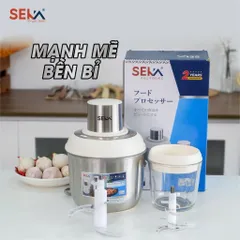 Máy Xay Đa Năng 2 Cối Seka SK2289 - Cối Thép INOX 2L & Cối Thủy Tinh 0.6L, Công Suất 500W- Bảo Hành 12 Tháng 814243