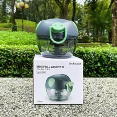 Máy Xay Tỏi Ớt LocknLock CKS321GRN (180ml) - Dụng Cụ Kéo Tay Mini Đa Năng Xay Gia Vị, Rau Củ Chính Hãng 814247