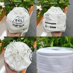 Khăn Rửa Mặt Dùng 1 Lần TOP GIA Dạng Cuộn – Khăn Giấy Khô Cotton Lau Mặt Skincare Spa 814260