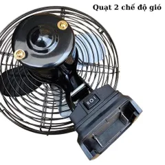 Quạt Tích Điện Mini 12V Siêu Mát – Quạt Sạc Pin Dùng Khi Mất Điện, Quạt Bàn Tiện Lợi Kèm Pin Và Sạc 814286