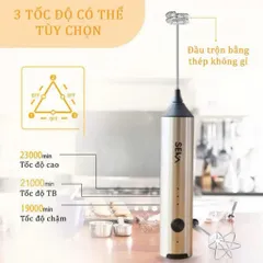 Máy đánh trứng Seka - Tạo bọt cà phê mịn, đa năng cho nhà bếp 814293