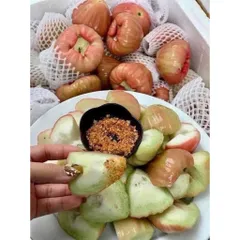 Muối Tây Ninh Loại 1 (Hũ 500g) - Muối Ớt Tôm Cay Giòn, Chấm Hoa Quả, Bánh Tráng Siêu Ng 814316
