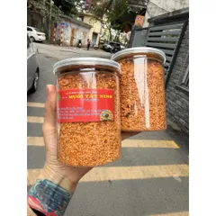 Muối Tây Ninh Loại 1 (Hũ 500g) - Muối Ớt Tôm Cay Giòn, Chấm Hoa Quả, Bánh Tráng Siêu Ng 814316