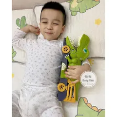 Đồ Chơi Xe Khủng Long Nuốt Ô Tô Con Cỡ Lớn Kèm 6 Xe Hợp Kim, Xe Tải Khủng Long Ăn Ô Tô Có Đường Trượt Vui Nhộn Cho Bé 814319