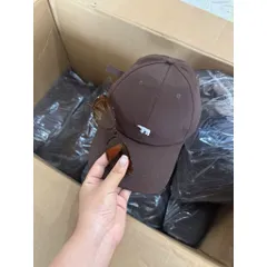 Combo Mũ Lưỡi Trai Thêu Gấu Trắng & Mắt Kính Nâu Vintage - Set Phụ Kiện Thời Trang Nam Nữ Phong Cách Hàn Quốc 814344